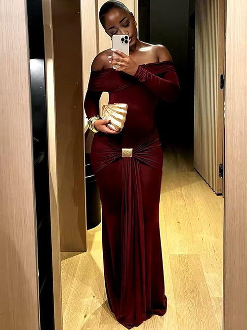Fine like Wine Maxi Dress