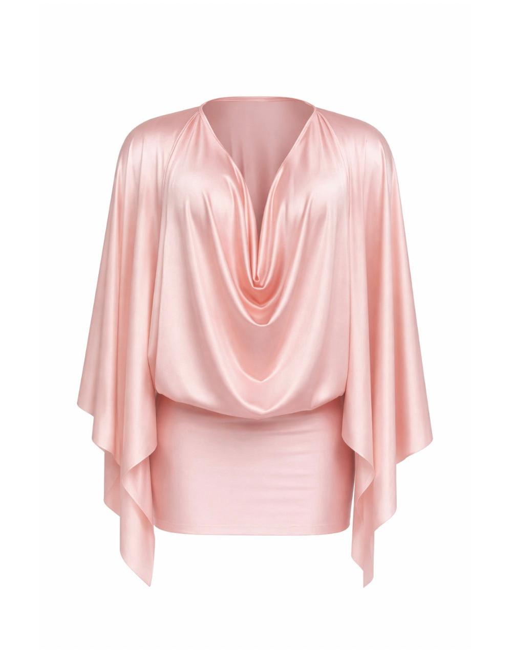 The Amara Mini Dress - Blush Pink