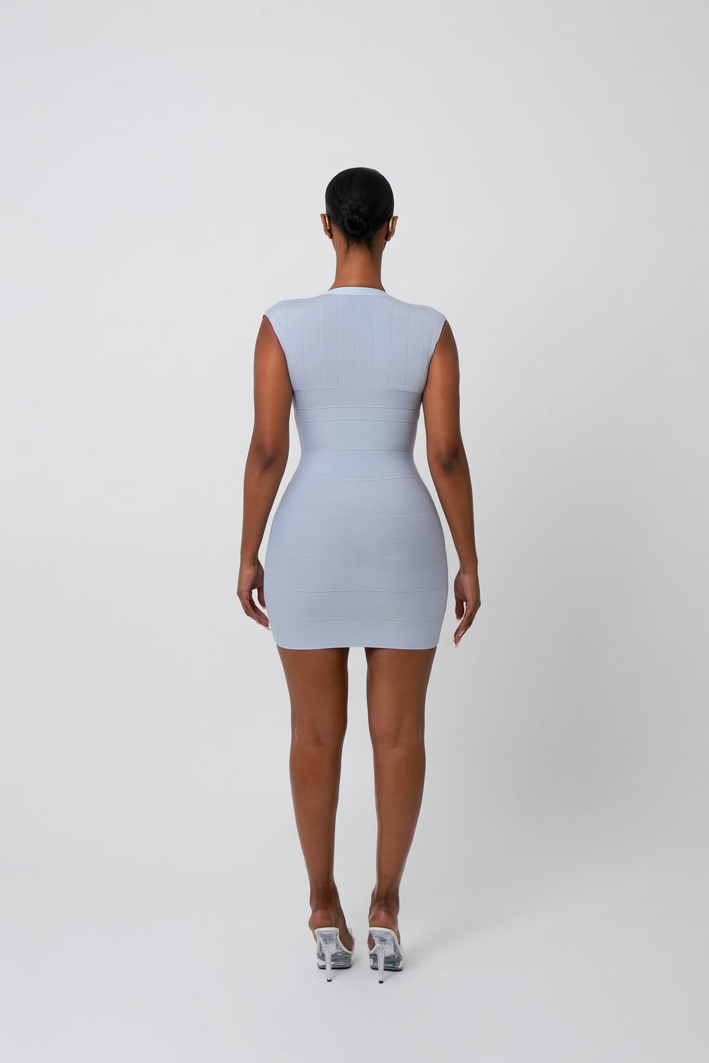 The DOLLY Mini Dress - Baby Blue