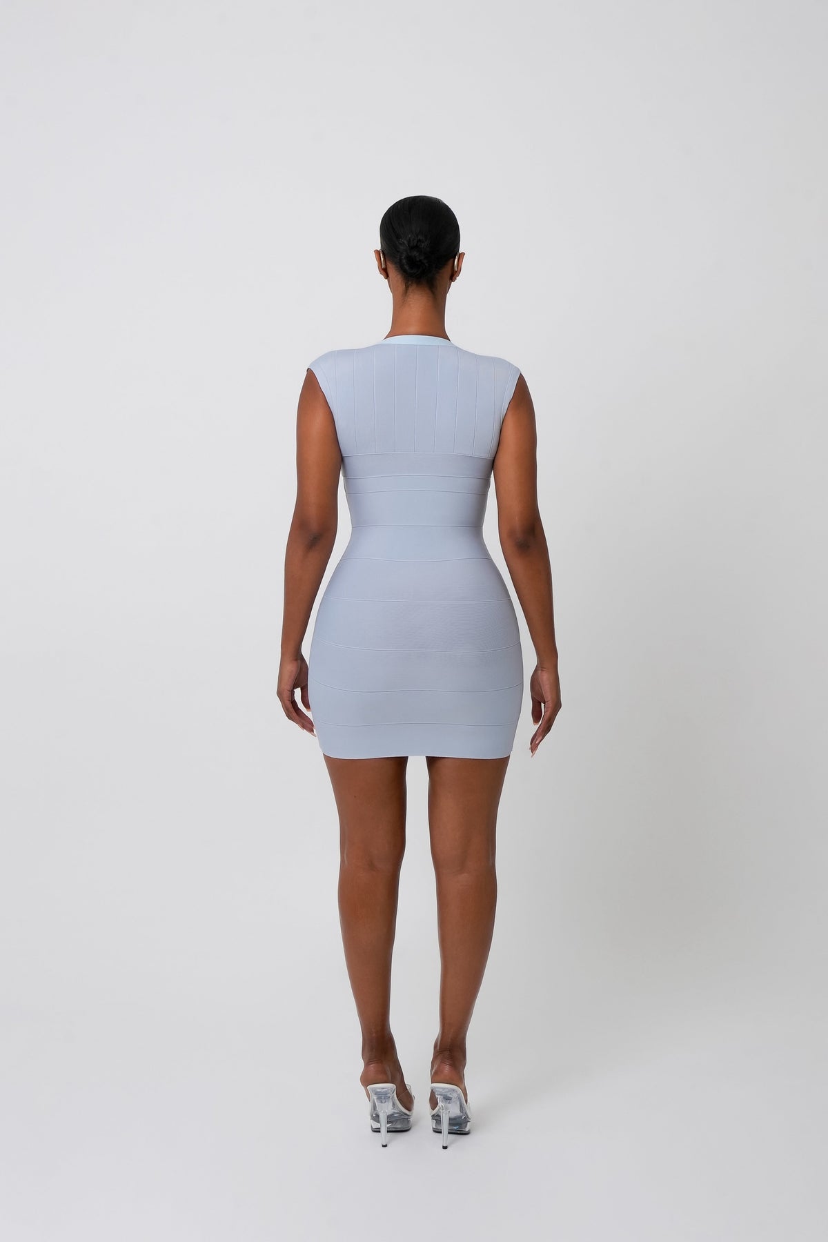 The DOLLY Mini Dress - Baby Blue