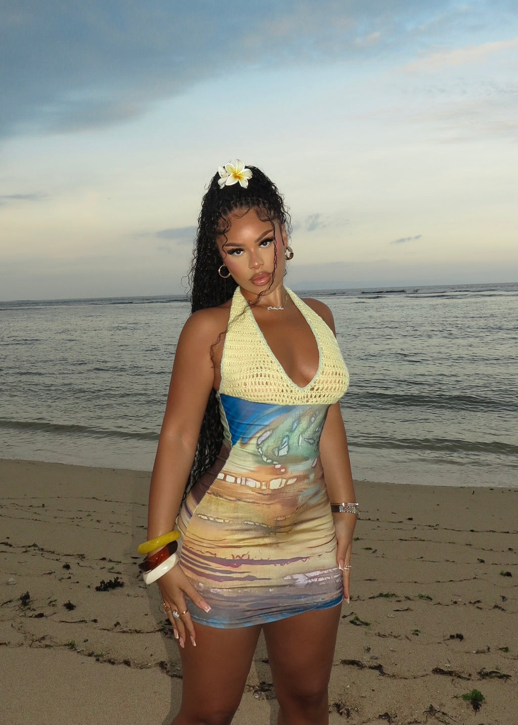 Sunset Lover Crochet Dress