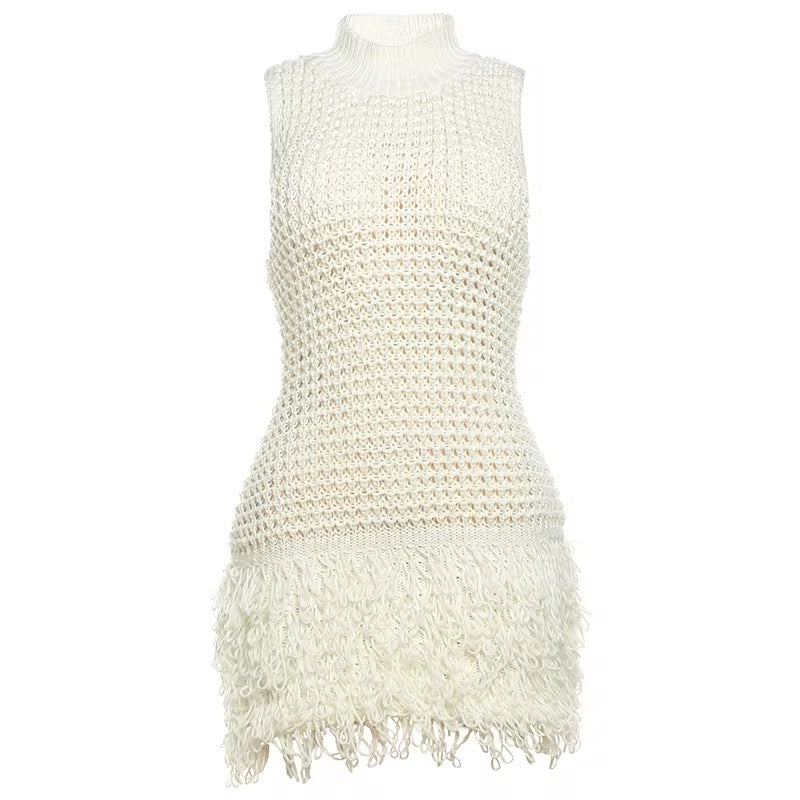 Siciliy Knit Dress - Cream