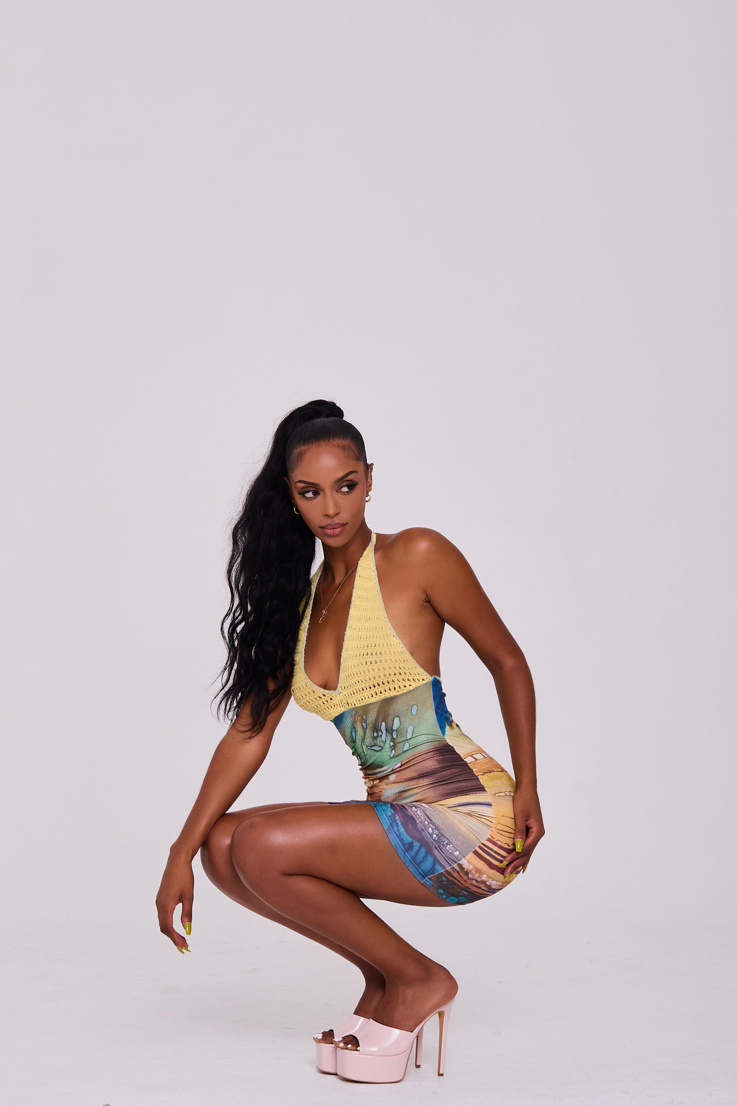 Sunset Lover Crochet Dress