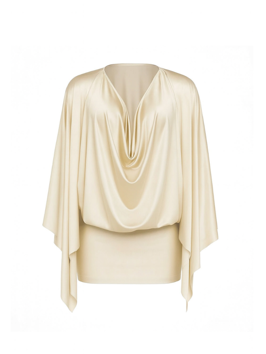 The Amara Mini Dress - Champagne