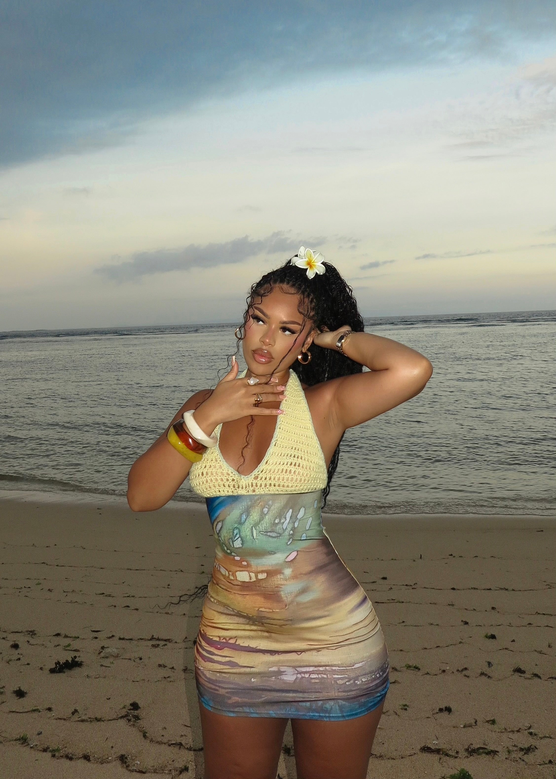 Sunset Lover Crochet Dress