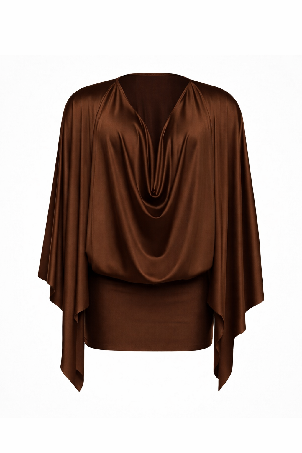 The Amara Mini Dress - Brown