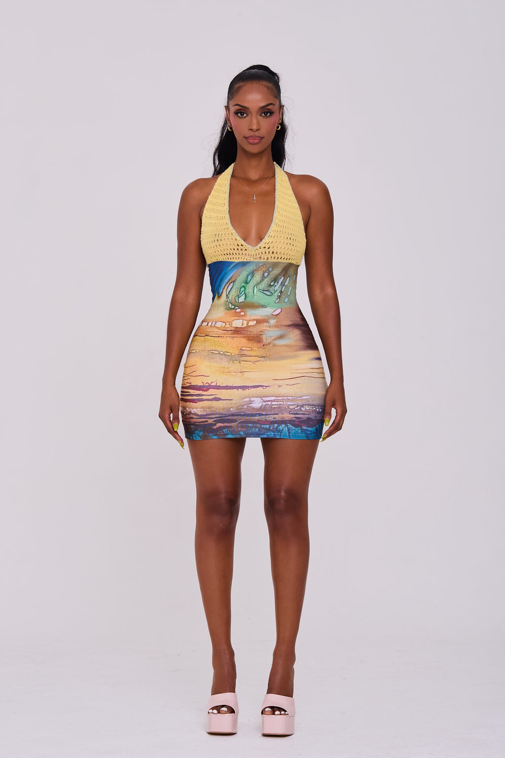 Sunset Lover Crochet Dress