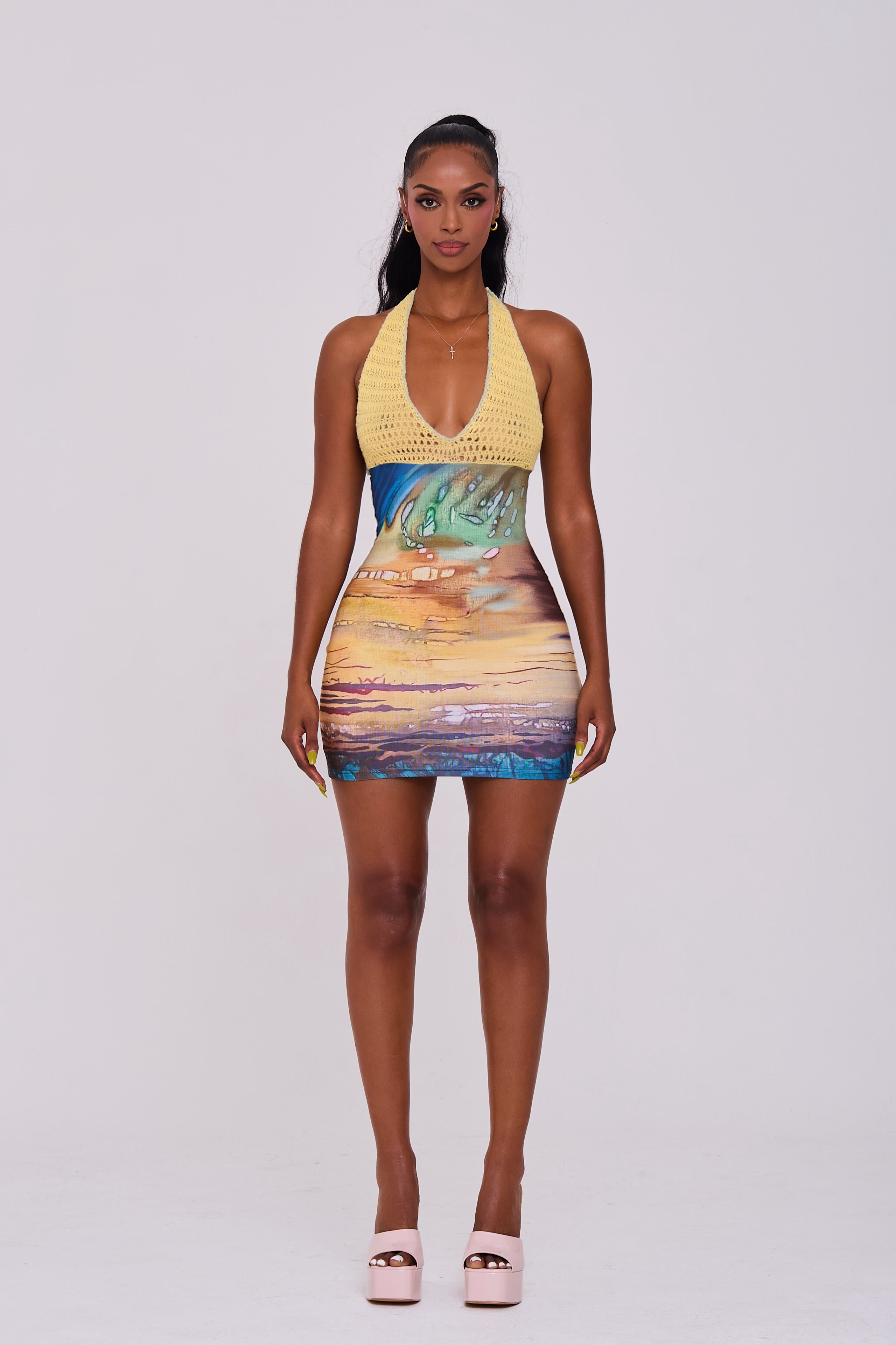 Sunset Lover Crochet Dress