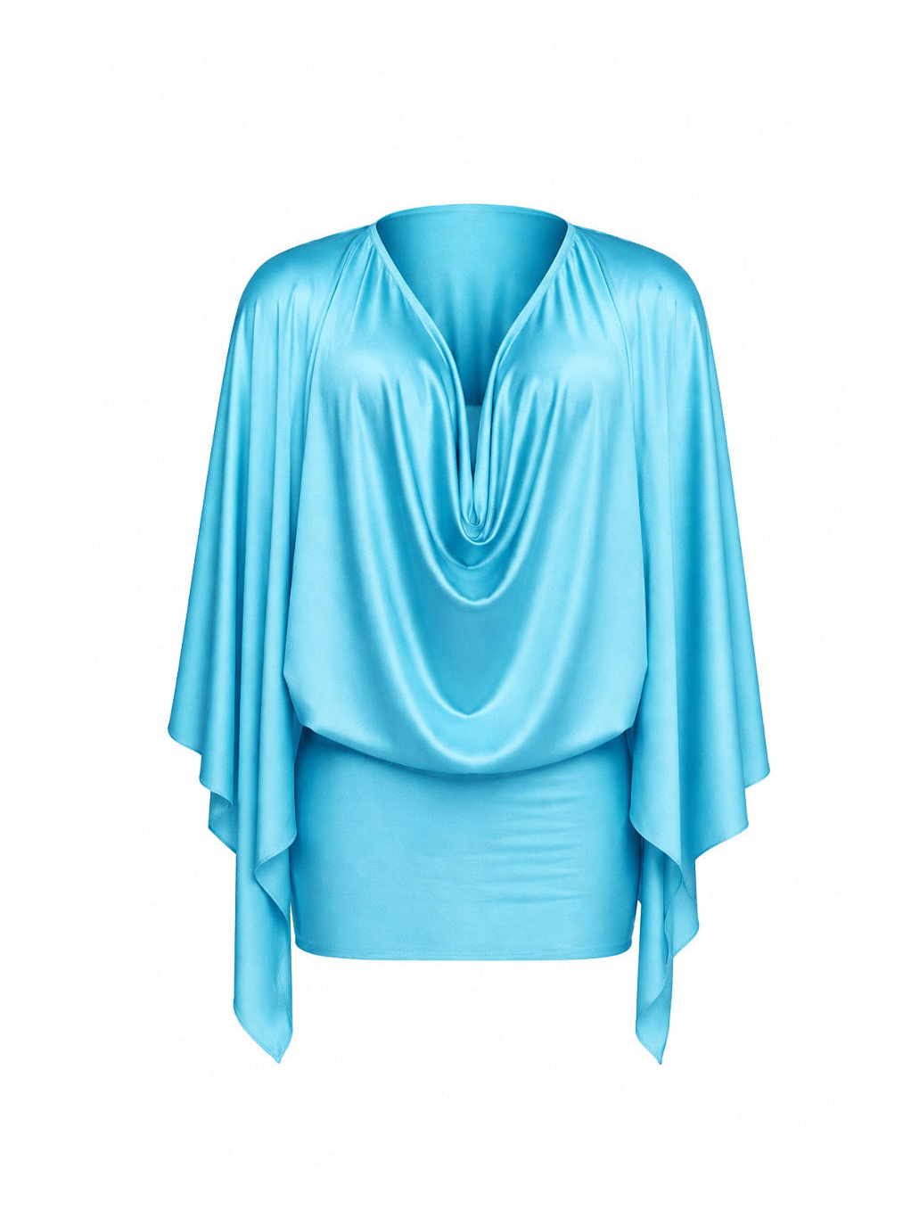 The Amara Mini Dress - Ocean Blue