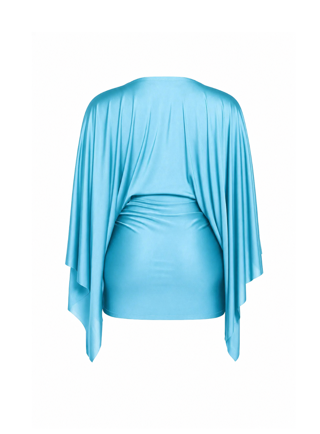 The Amara Mini Dress - Ocean Blue